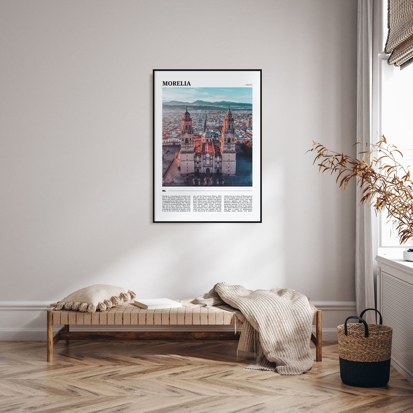 Morelia Travel Color Poster