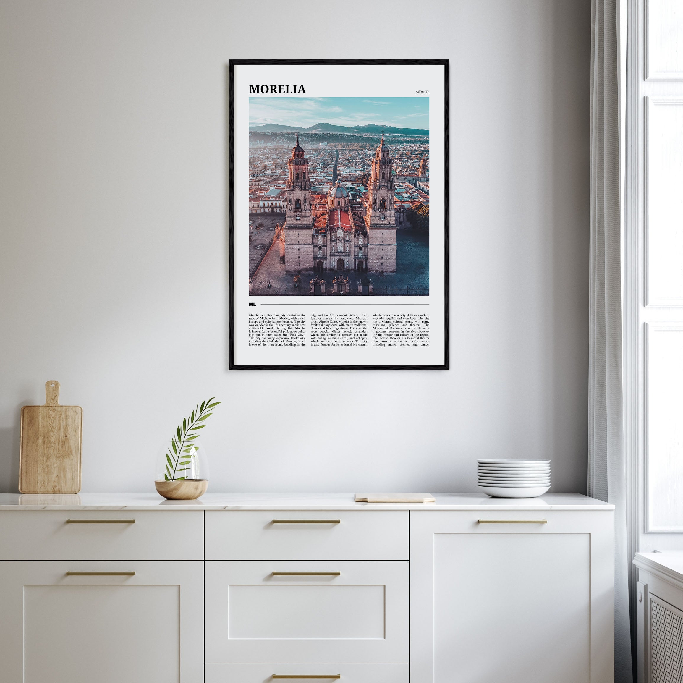 Morelia Travel Color Poster