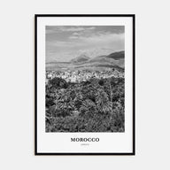 Morocco Portrait B&W Poster