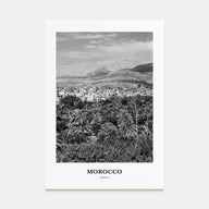 Morocco Portrait B&W Poster