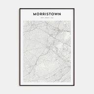Morristown Map Portrait Poster