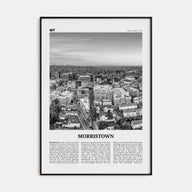 Morristown Travel B&W Poster