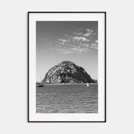 Morro Bay Photo B&W Poster