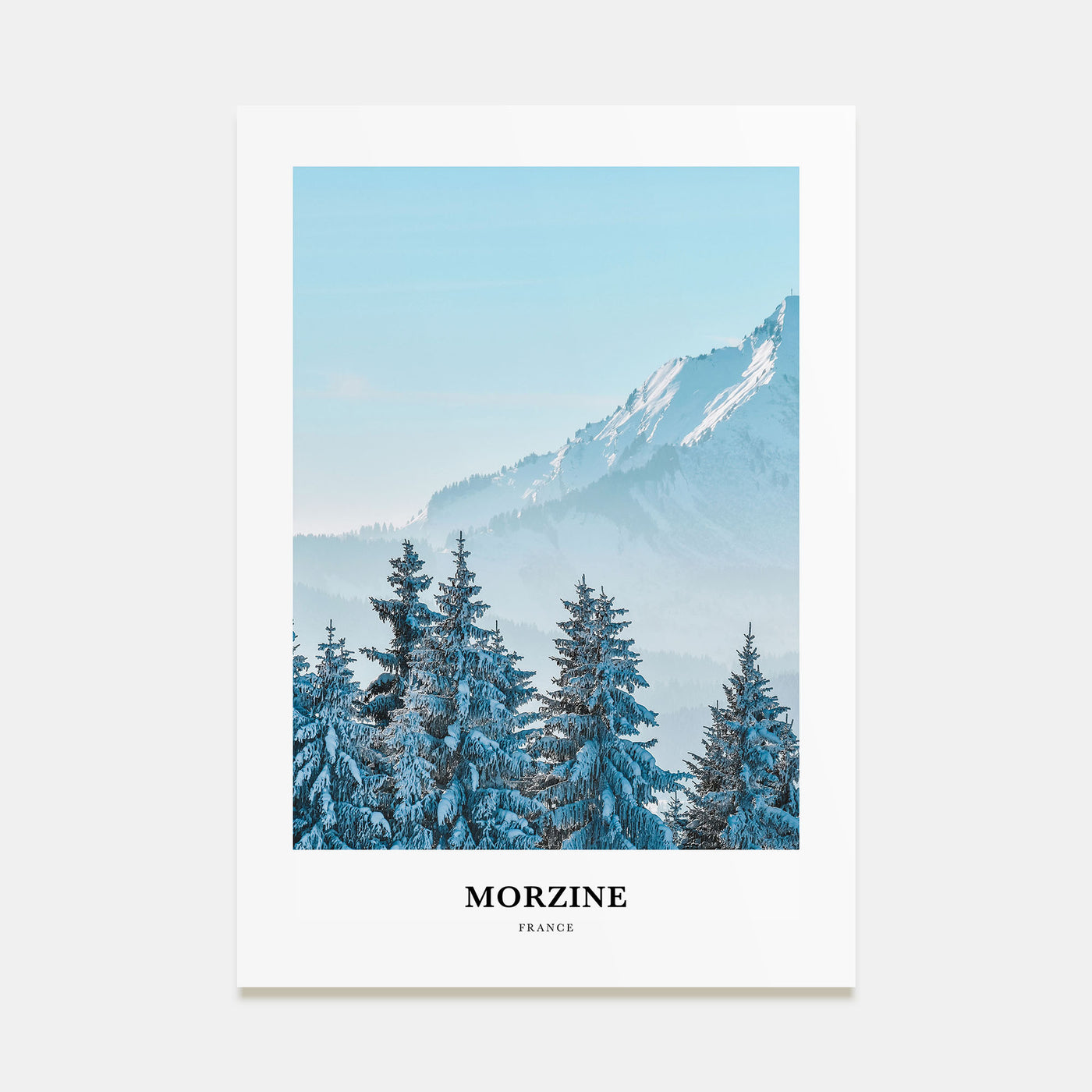 Morzine Portrait Color Poster