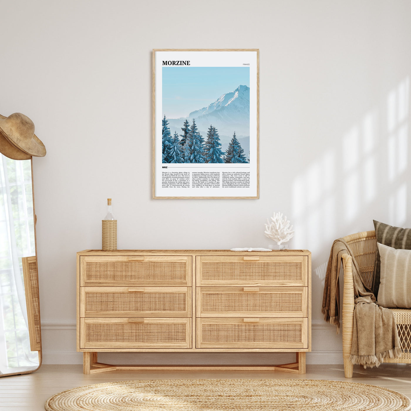 Morzine Travel Color Poster