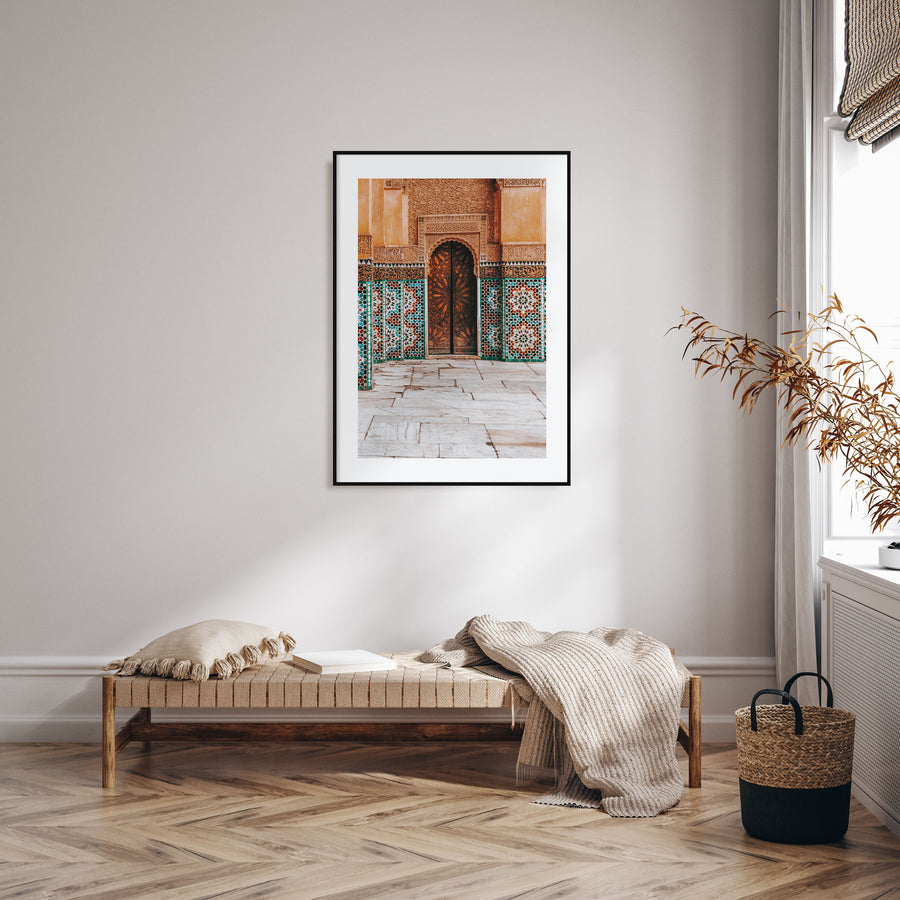 Mosaic Tiles Photo Color Poster