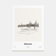 Moscow, Russia Drawn No 2 Poster