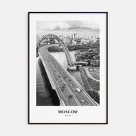 Moscow, Russia Portrait B&W No 1 Poster