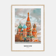 Moscow, Russia Portrait Color No 1 Poster