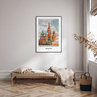 Moscow, Russia Portrait Color No 1 Poster