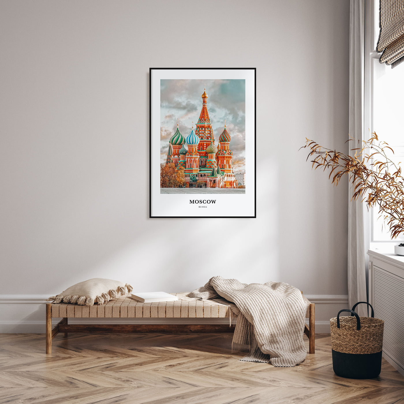 Moscow, Russia Portrait Color No 1 Poster