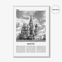 Moscow Print Black and White Russia No 1, Moscow Wall Art, Moscow Poster, Moscow Photo, Moscow Wall Decor, Mосква, Moskvá