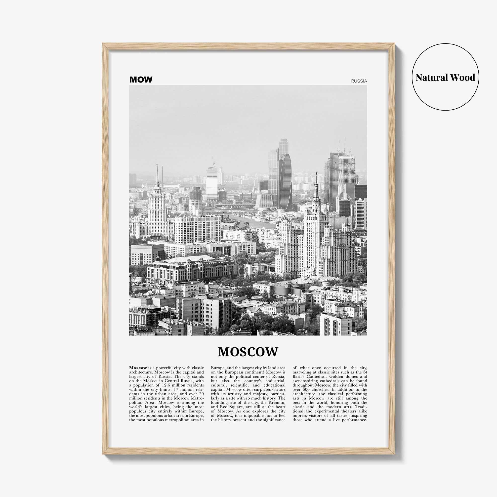 Moscow Print Black and White Russia No 2, Moscow Wall Art, Moscow Poster, Moscow Photo, Moscow Wall Decor, Mосква, Moskvá