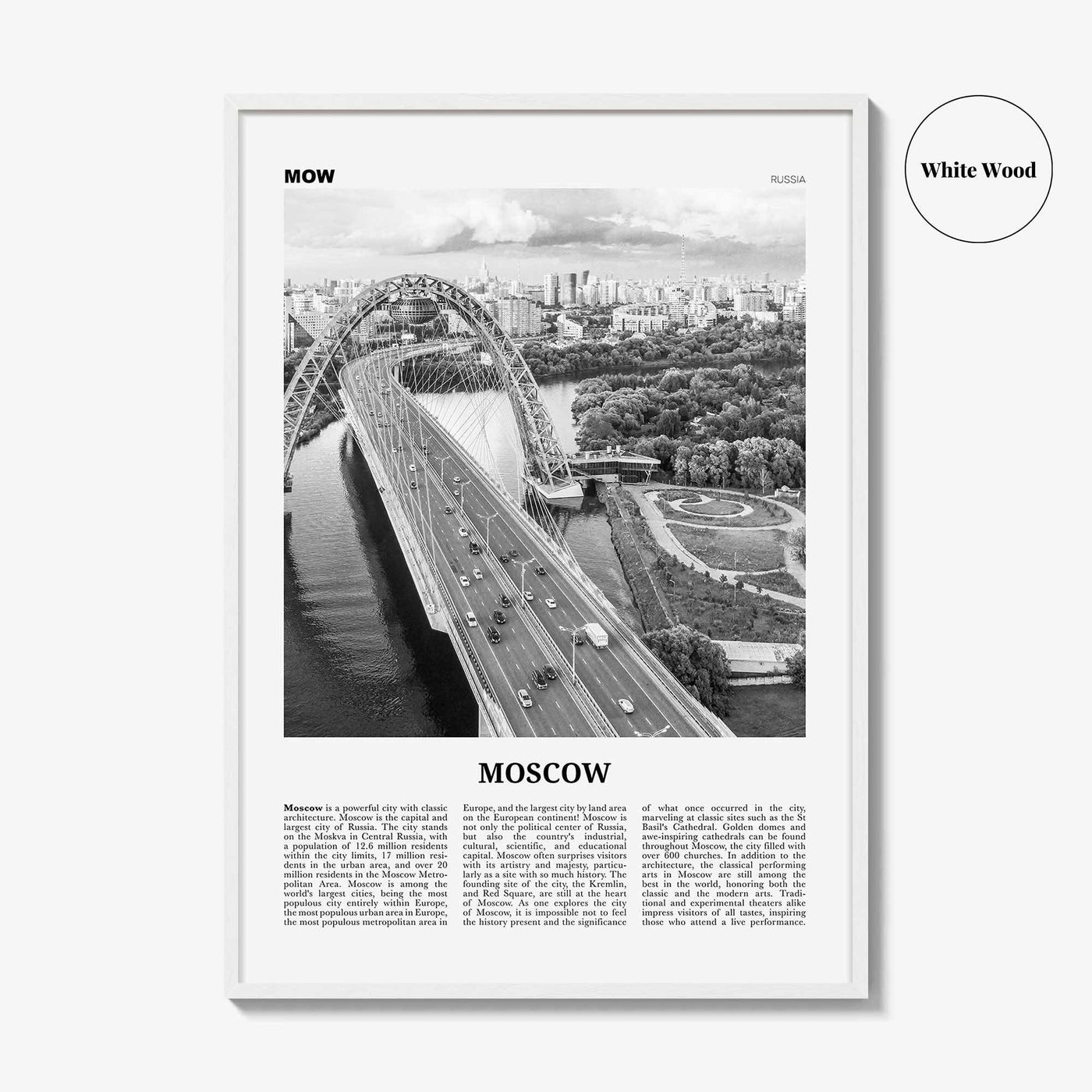 Moscow Print Black and White Russia No 3, Moscow Wall Art, Moscow Poster, Moscow Photo, Moscow Wall Decor, Mосква, Moskvá