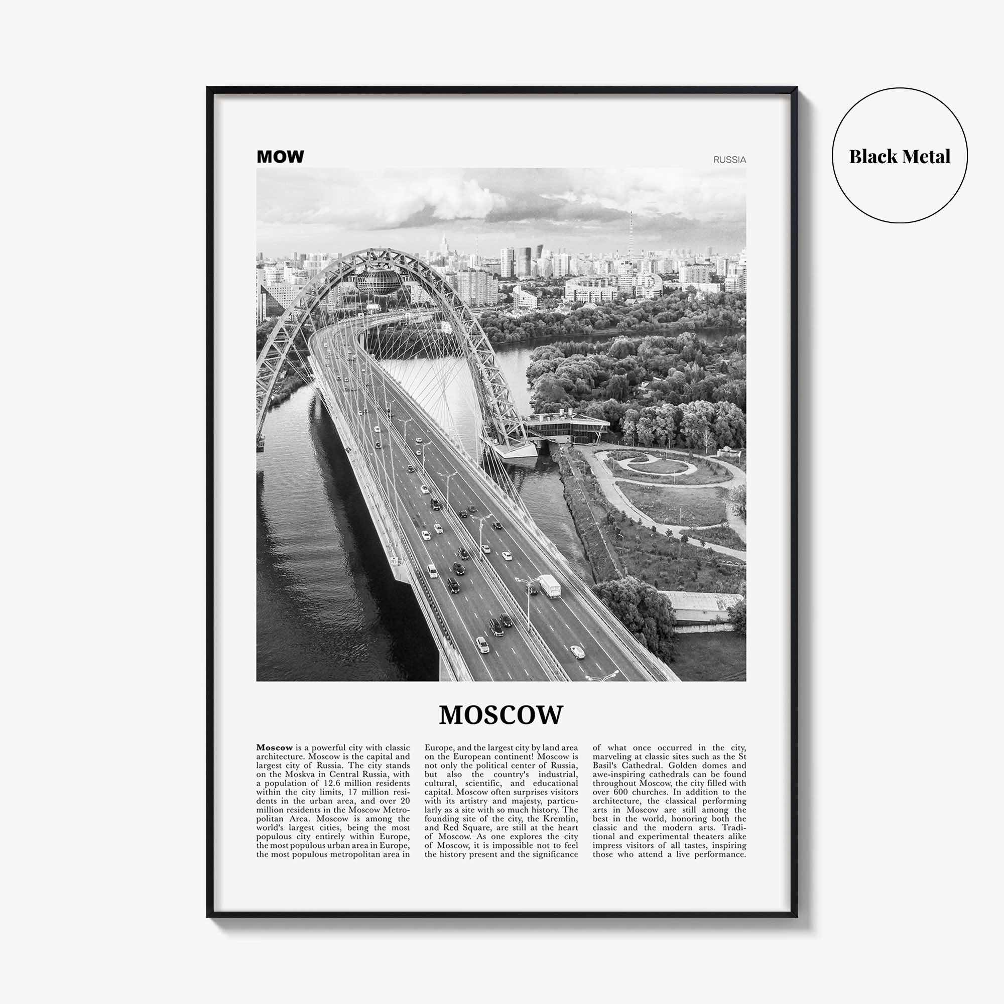 Moscow Print Black and White Russia No 3, Moscow Wall Art, Moscow Poster, Moscow Photo, Moscow Wall Decor, Mосква, Moskvá