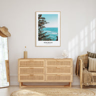 Moss Beach Portrait Color Poster