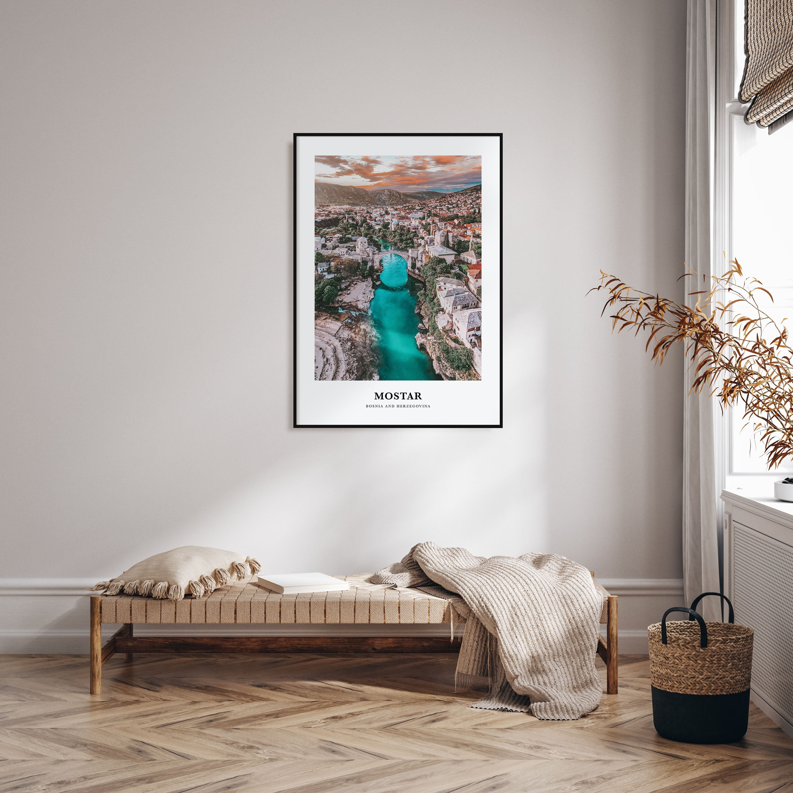 Mostar Portrait Color Poster