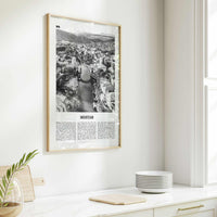 Mostar Print Black and White, Mostar Wall Art, Mostar Poster, Mostar Photo, Mostar Wall Décor, Mostar Map, Bosnia and Herzegovina
