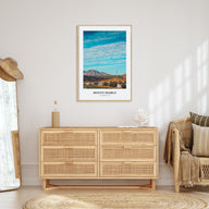 Mount Diablo Portrait Color Poster
