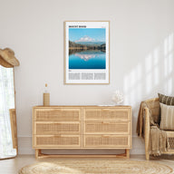 Mount Hood Travel Color Poster