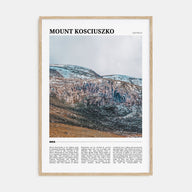 Mount Kosciuszko Travel Color Poster