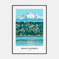 Mount Olympus Portrait Color Poster