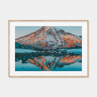 Mount Rainier Landscape Color Poster