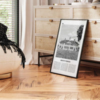 Mount Vernon Print Black and White, Mount Vernon Wall Art, Mount Vernon Poster, Mount Vernon Photo, Mount Vernon Décor, Virginia, USA