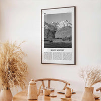 Mount Whitney Print Black and White, Mount Whitney Wall Art, Mount Whitney Poster, Mount Whitney Photo, Mount Whitney Décor, California, USA