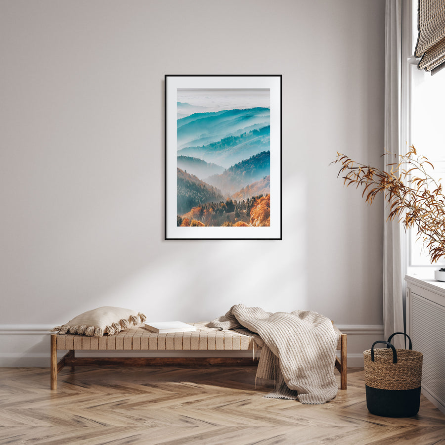 Mountain Landscape Photo Color No 1 Poster