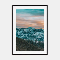 Mountain Landscape Photo Color No 2 Poster