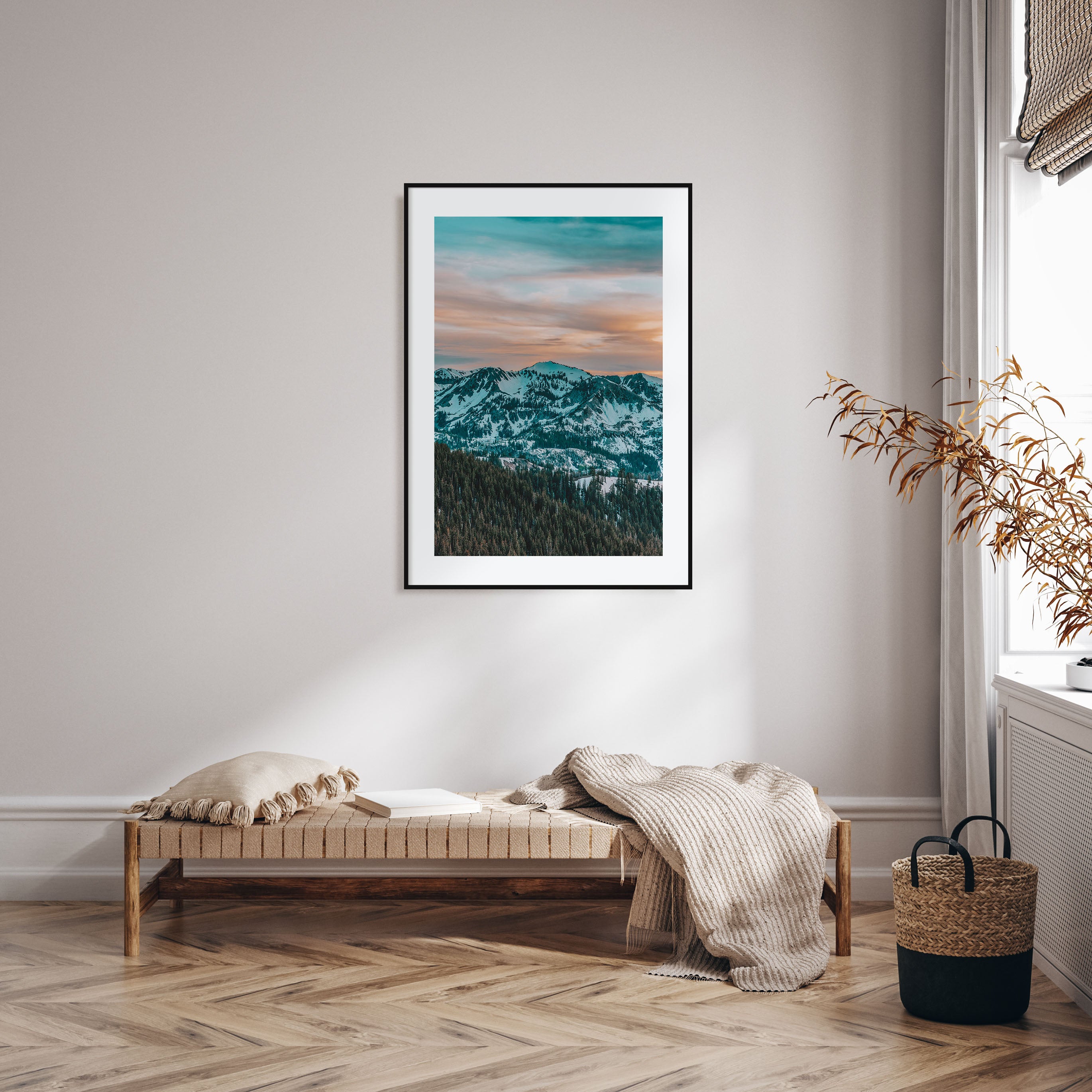 Mountain Landscape Photo Color No 2 Poster
