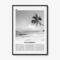 Mozambique Print Black and White, Mozambique Wall Art, Mozambique Poster, Mozambique Photo, Mozambique Decor, Moçambique, Maputo, Africa