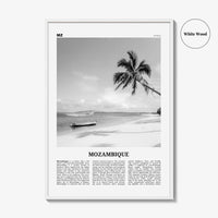 Mozambique Print Black and White, Mozambique Wall Art, Mozambique Poster, Mozambique Photo, Mozambique Decor, Moçambique, Maputo, Africa