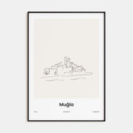 Muğla Drawn Poster