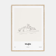 Muğla Drawn Poster