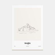 Muğla Drawn Poster