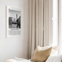 Mulheim An Der Ruhr Print Black and White, Mülheim an der Ruhr Wall Art, Mülheim an der Ruhr Poster, Mülheim an der Ruhr Photo, Décor, Map,