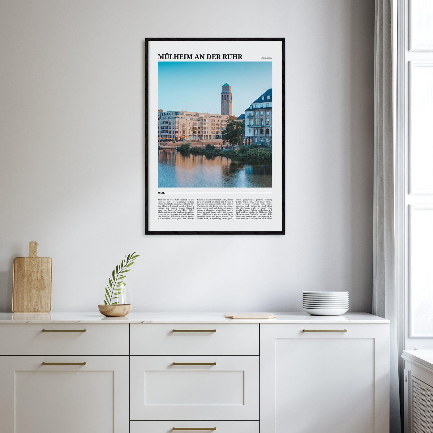 Mülheim an der Ruhr Travel Color Poster