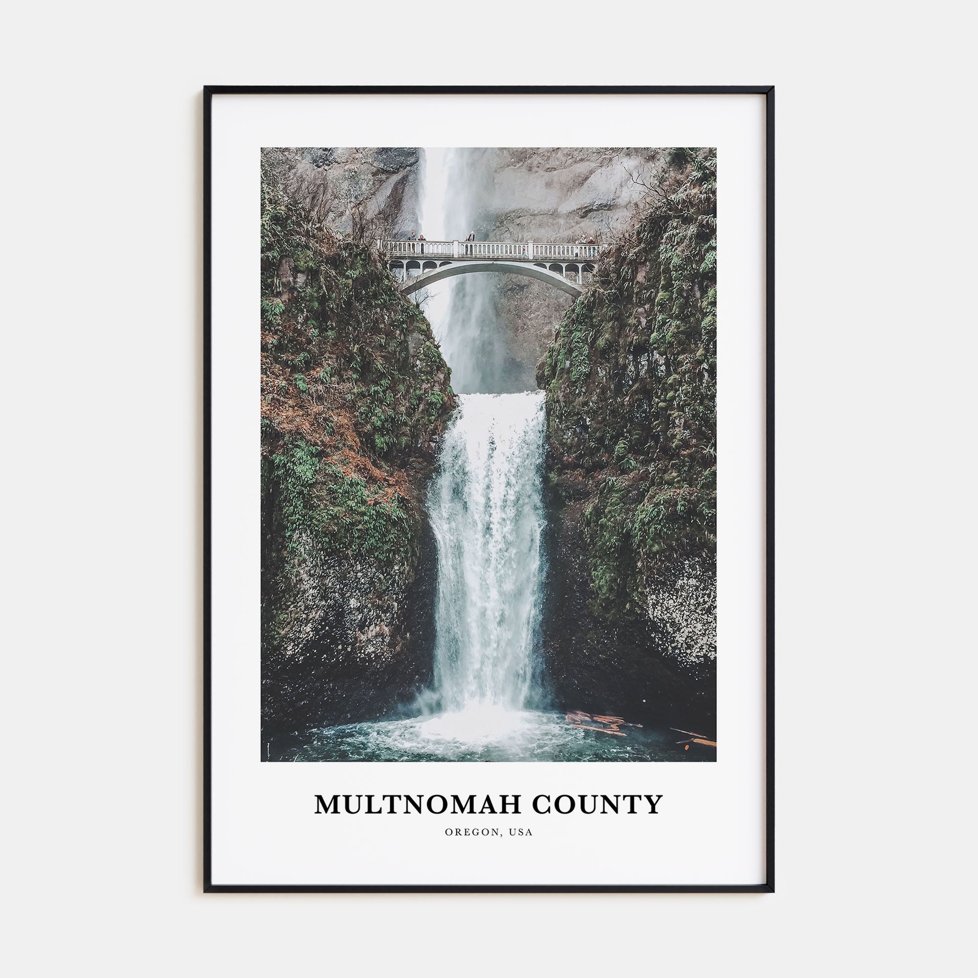 Multnomah County Portrait Color Poster