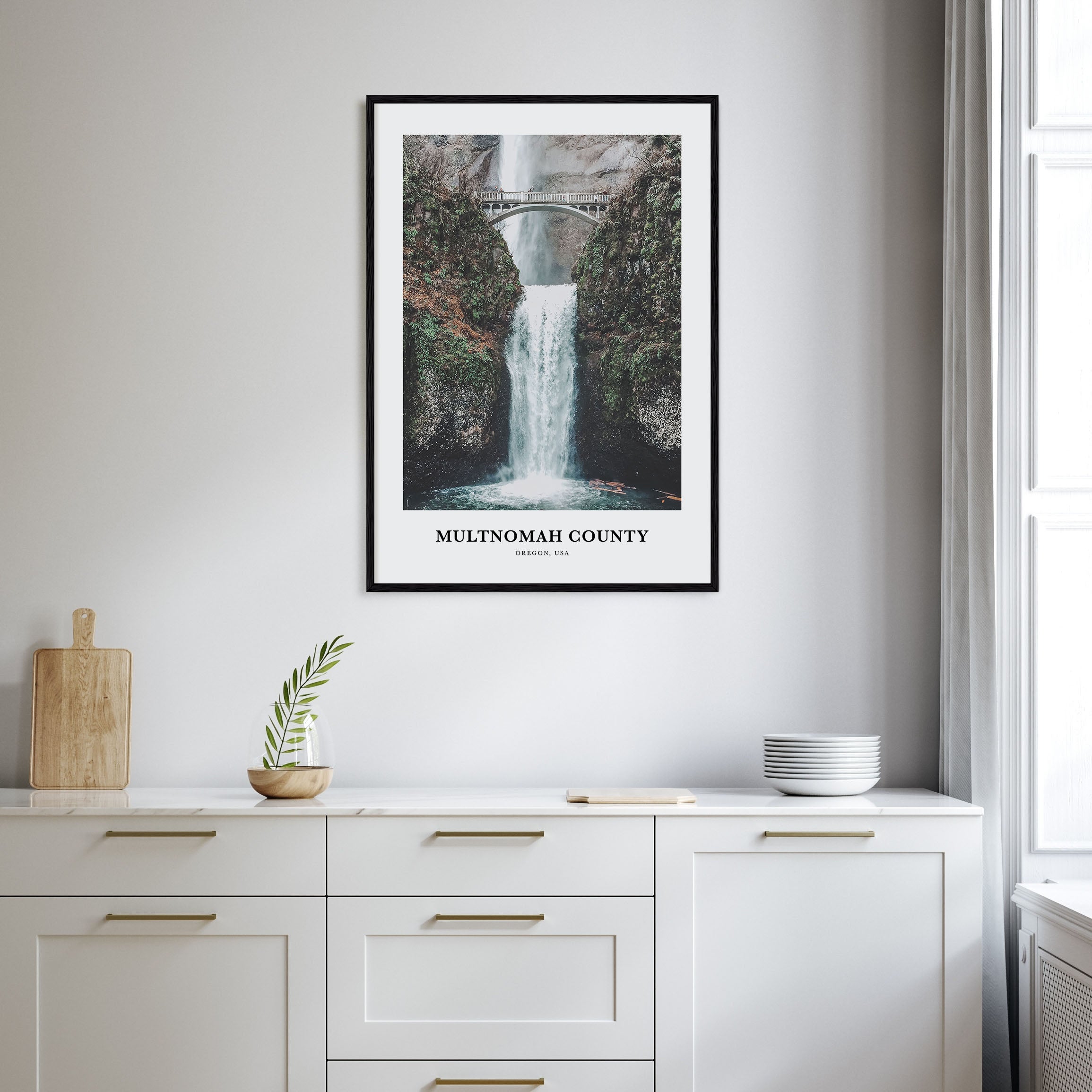 Multnomah County Portrait Color Poster