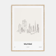 Mumbai Drawn Poster