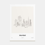 Mumbai Drawn Poster