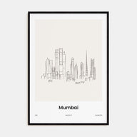 Mumbai Drawn Poster