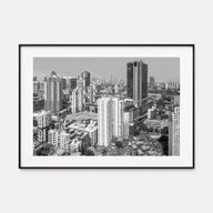 Mumbai Landscape B&W Poster