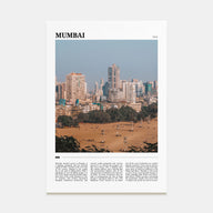 Mumbai Travel Color Poster