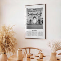 Munchen Print Black and White, München Wall Art, München Poster, München Photo, München Wall Décor, München Map, Germany