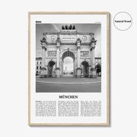 Munchen Print Black and White, München Wall Art, München Poster, München Photo, München Wall Décor, München Map, Germany