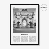 Munchen Print Black and White, München Wall Art, München Poster, München Photo, München Wall Décor, München Map, Germany