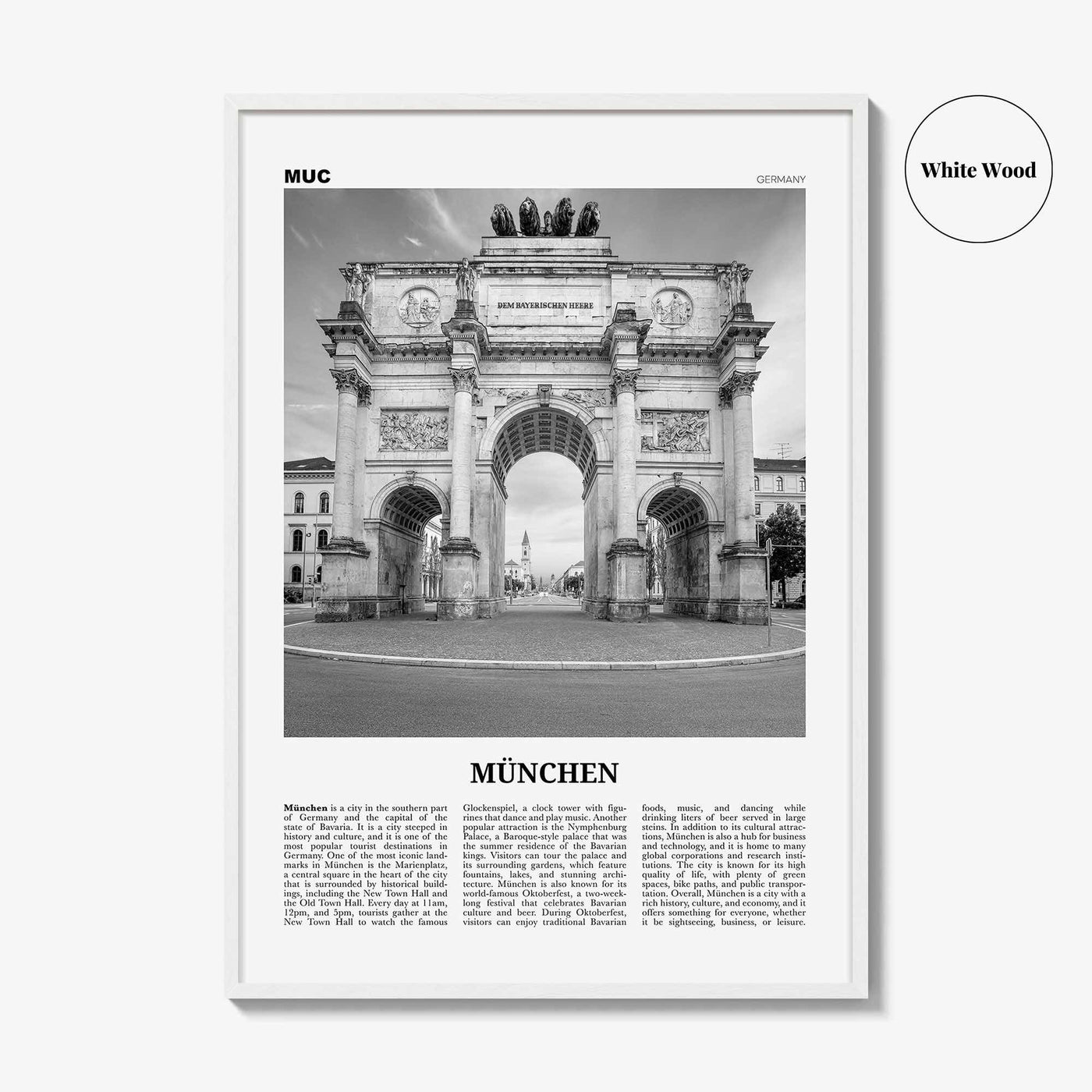 Munchen Print Black and White, München Wall Art, München Poster, München Photo, München Wall Décor, München Map, Germany